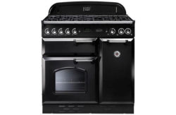 Rangemaster Classic 90cm Gas Range Cooker - Black.